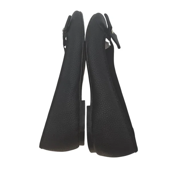 Ted Baker Allyson Bow Leather Ballerina Flats Black EU 39.5 US 9.5 NWOT - Picture 6 of 11